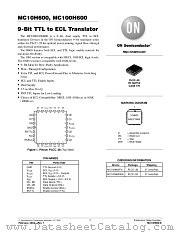 MC10H600FNR2 datasheet pdf ON Semiconductor