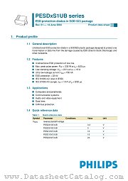 PESD24VS1UB datasheet pdf Philips