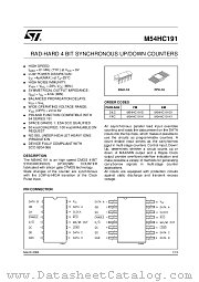 M54HC191K datasheet pdf ST Microelectronics