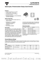 MCT6-X007 datasheet pdf Vishay