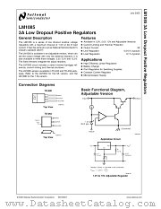 LM1085IS-3.3 datasheet pdf National Semiconductor