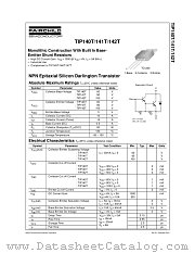 TIP142TTU datasheet pdf Fairchild Semiconductor