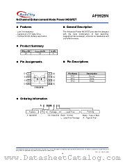 AF9928N datasheet pdf Anachip