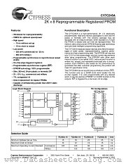 CY7C245A-35QMB datasheet pdf Cypress