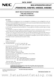 UPD4482323GF-A50 datasheet pdf NEC