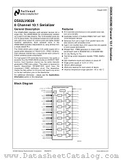DS92LV8028TUF datasheet pdf National Semiconductor