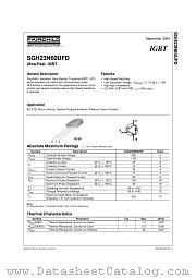 SGH23N60UFDTU datasheet pdf Fairchild Semiconductor