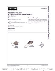 FDU8878_NL datasheet pdf Fairchild Semiconductor