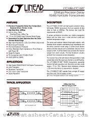LTC1687 datasheet pdf Linear Technology