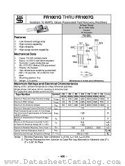 FR1006G datasheet pdf Taiwan Semiconductor