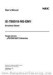 IE-780018-NS-EM1 datasheet pdf NEC