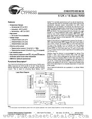 CY62157CV30LL-55BAI datasheet pdf Cypress