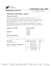 LM108AWG/883 datasheet pdf National Semiconductor