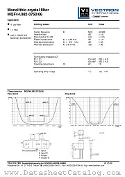 MQF44.982-0750/06 datasheet pdf Vectron