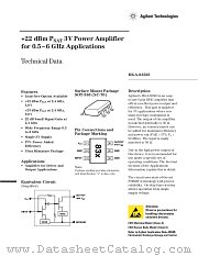 MGA-83563 datasheet pdf Agilent (Hewlett-Packard)