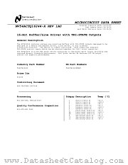 5962R9561901VXA(54ACTQ16244WRQV) datasheet pdf National Semiconductor