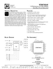 ICS8735I-01 datasheet pdf Texas Instruments