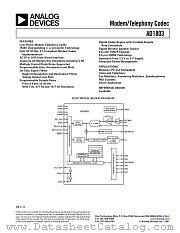 AD1803JRU-REEL datasheet pdf Analog Devices