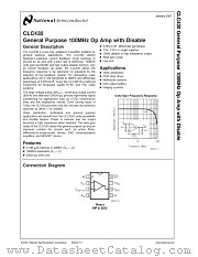 5962-9203001MXA datasheet pdf National Semiconductor