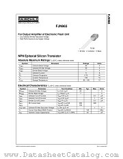 FJN965TA datasheet pdf Fairchild Semiconductor