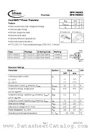 SPA11N80C3 datasheet pdf Infineon