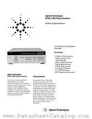 8133A datasheet pdf Agilent (Hewlett-Packard)