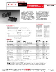 PT7777A datasheet pdf Texas Instruments