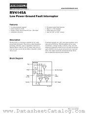 RV4145AN datasheet pdf Fairchild Semiconductor