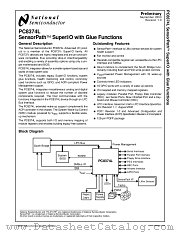 PC8374L0IBW/VLA datasheet pdf National Semiconductor