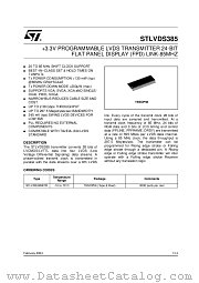 STLVDS385B datasheet pdf ST Microelectronics