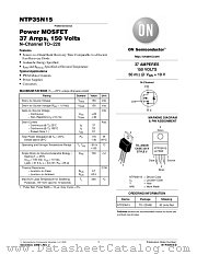 NTP35N15 datasheet pdf ON Semiconductor
