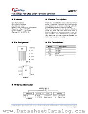 AH287 datasheet pdf Anachip
