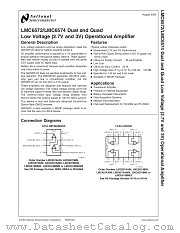 LMC6574BIM datasheet pdf National Semiconductor