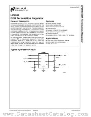 LP2996MREVAL datasheet pdf National Semiconductor