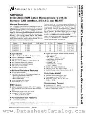 COPEB889-XXX/V datasheet pdf National Semiconductor