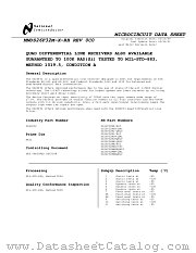 5962R7802005QFA datasheet pdf National Semiconductor