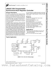 LM2635M datasheet pdf National Semiconductor