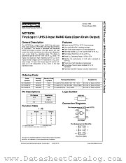 NC7SZ38P5X datasheet pdf Fairchild Semiconductor
