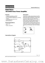 FAN7023M datasheet pdf Fairchild Semiconductor
