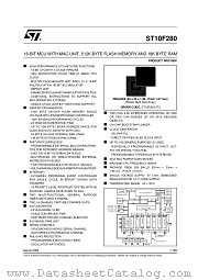 ST10F280-Q3TR datasheet pdf ST Microelectronics