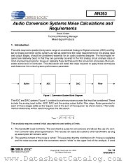 CS4360 datasheet pdf Cirrus Logic