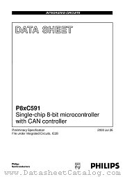 P87C591VFA/00 datasheet pdf Philips