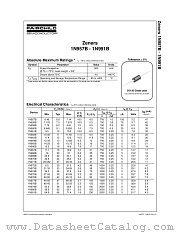 1N963BTR datasheet pdf Fairchild Semiconductor