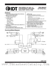 IDT70V9079S9PF datasheet pdf IDT