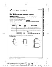 JM38510/34102B2A datasheet pdf National Semiconductor