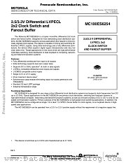 MC100ES6254 datasheet pdf Freescale (Motorola)
