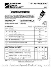 APT65GP60L2DF2 datasheet pdf Advanced Power Technology