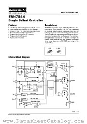FAN7544 datasheet pdf Fairchild Semiconductor