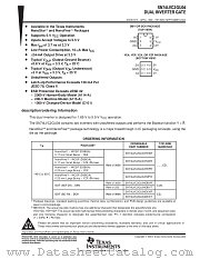 SN74LVC2GU04YEPR datasheet pdf Texas Instruments