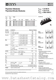 MCC72-08IO8B datasheet pdf IXYS